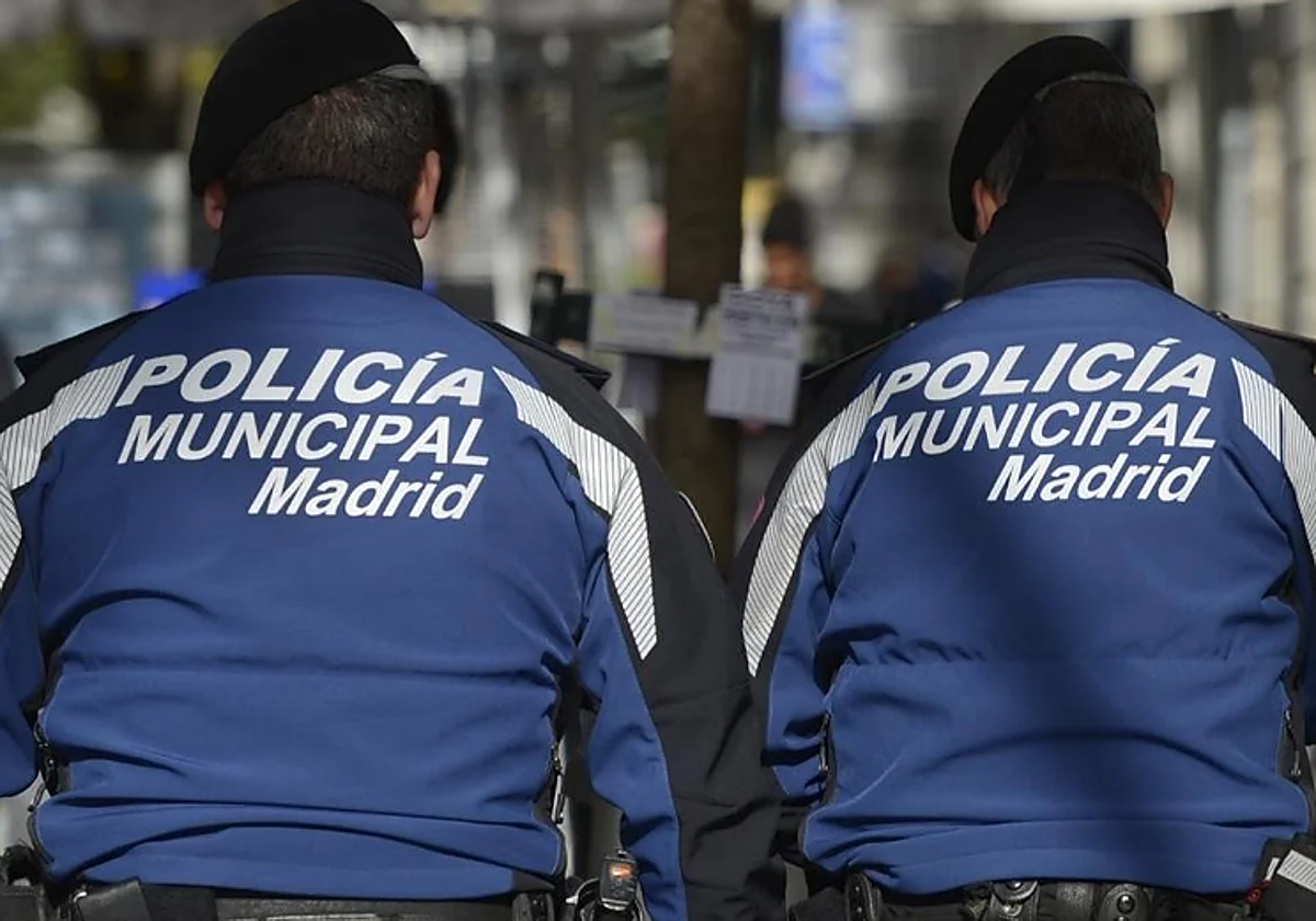 Agentes de la Policía Municipal de Madrid, en una imagen de archivo.