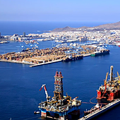 El tráfico de los puertos de Las Palmas supera las 27,7 toneladas, un 18% más