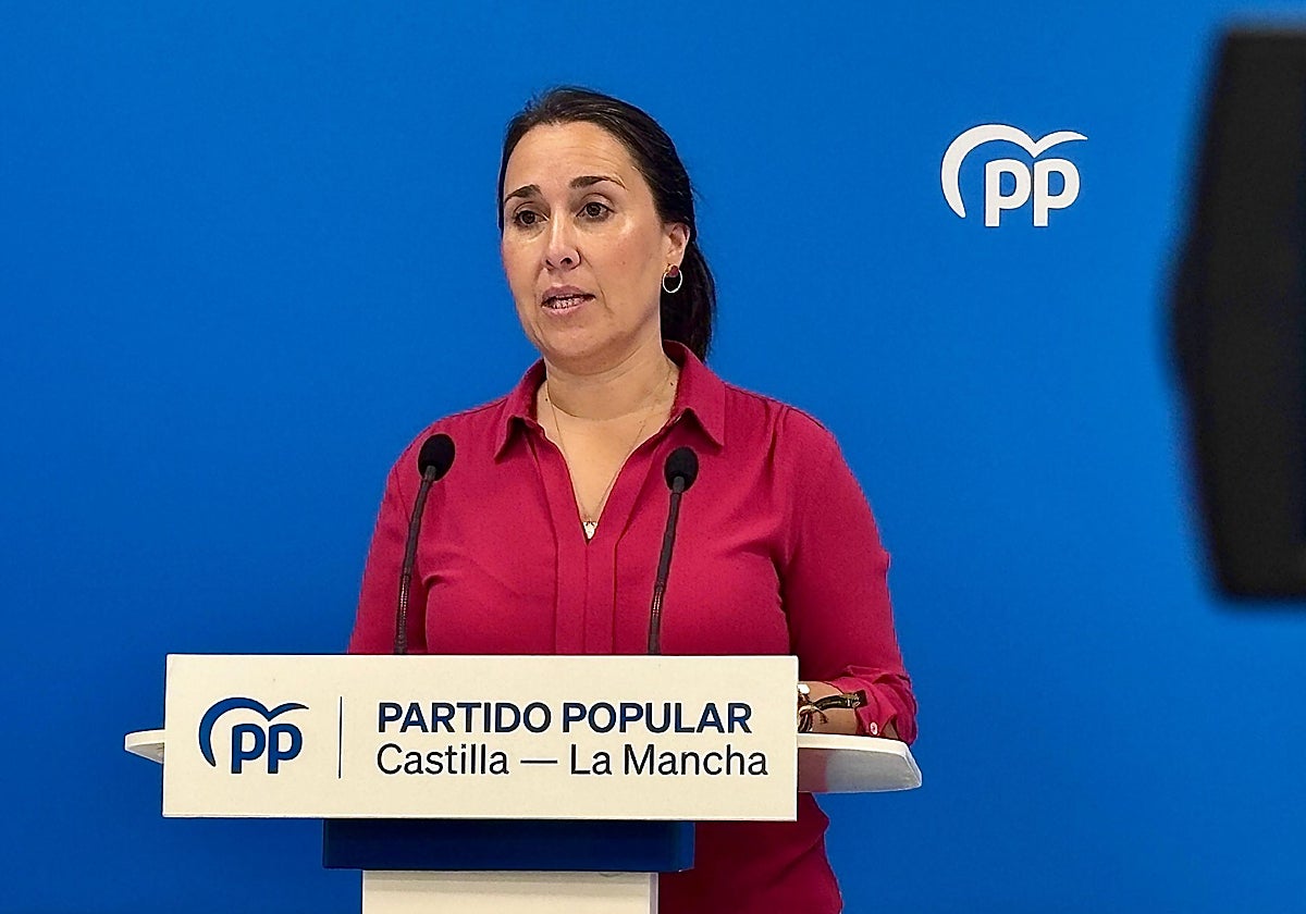 Alejandra Hernández, portavoz del PP de Castilla-La Mancha