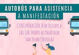 El PSOE fleta autobuses para la manifestación del cáncer de mama contra  el Gobierno andaluz