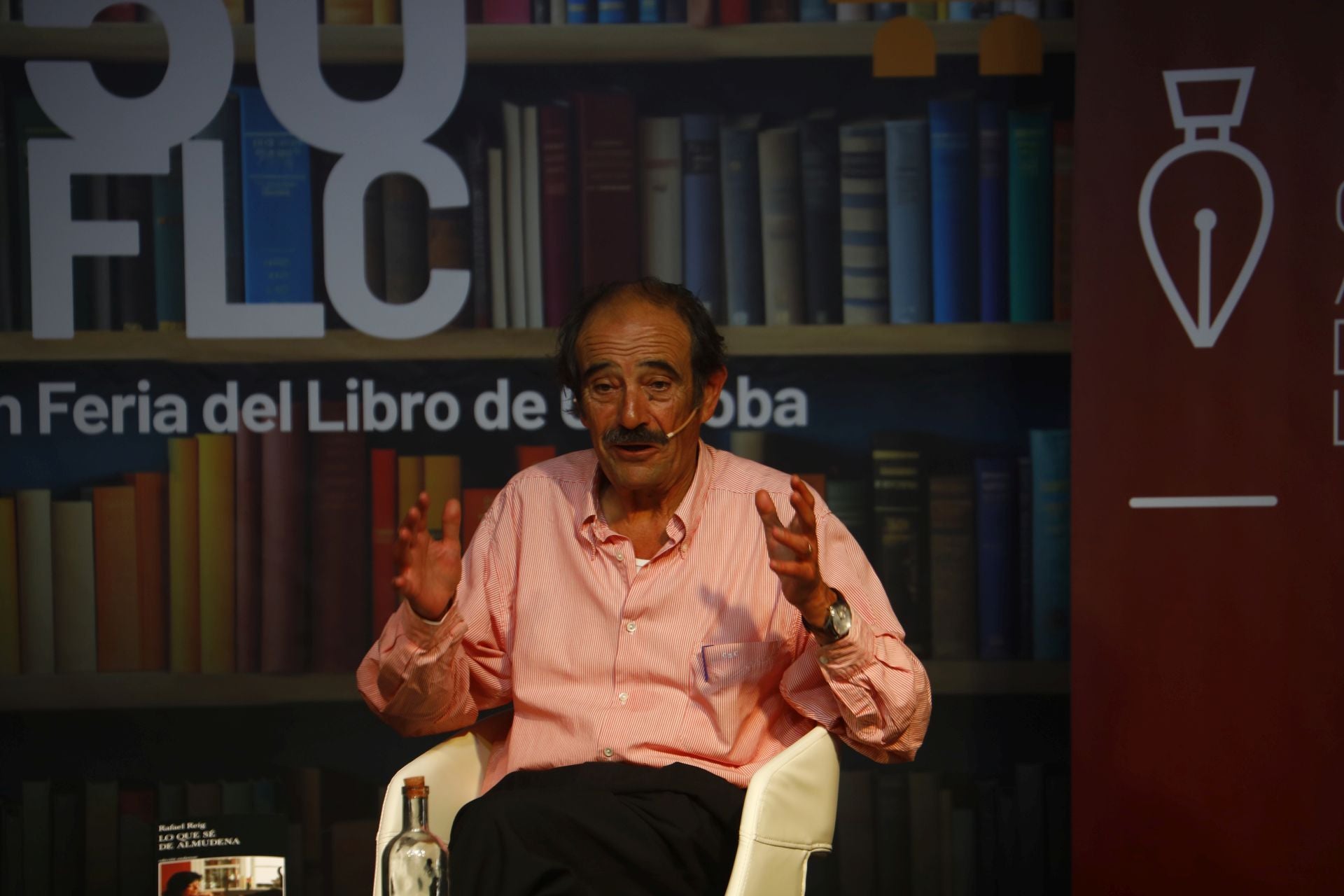 La presentación en la Feria del Libro de Córdoba del libro de Rafael Reig &#039;Lo que sé de Almudena&#039;, en imágenes