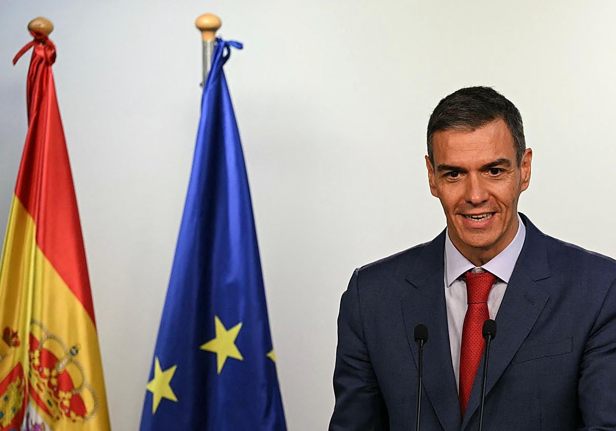 El presidente del Gobierno, Pedro Sánchez