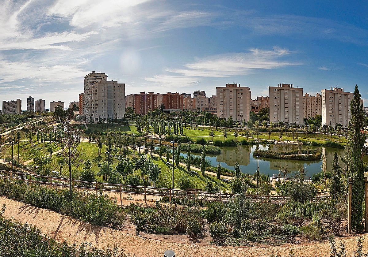 Imagen del parque La Marjal