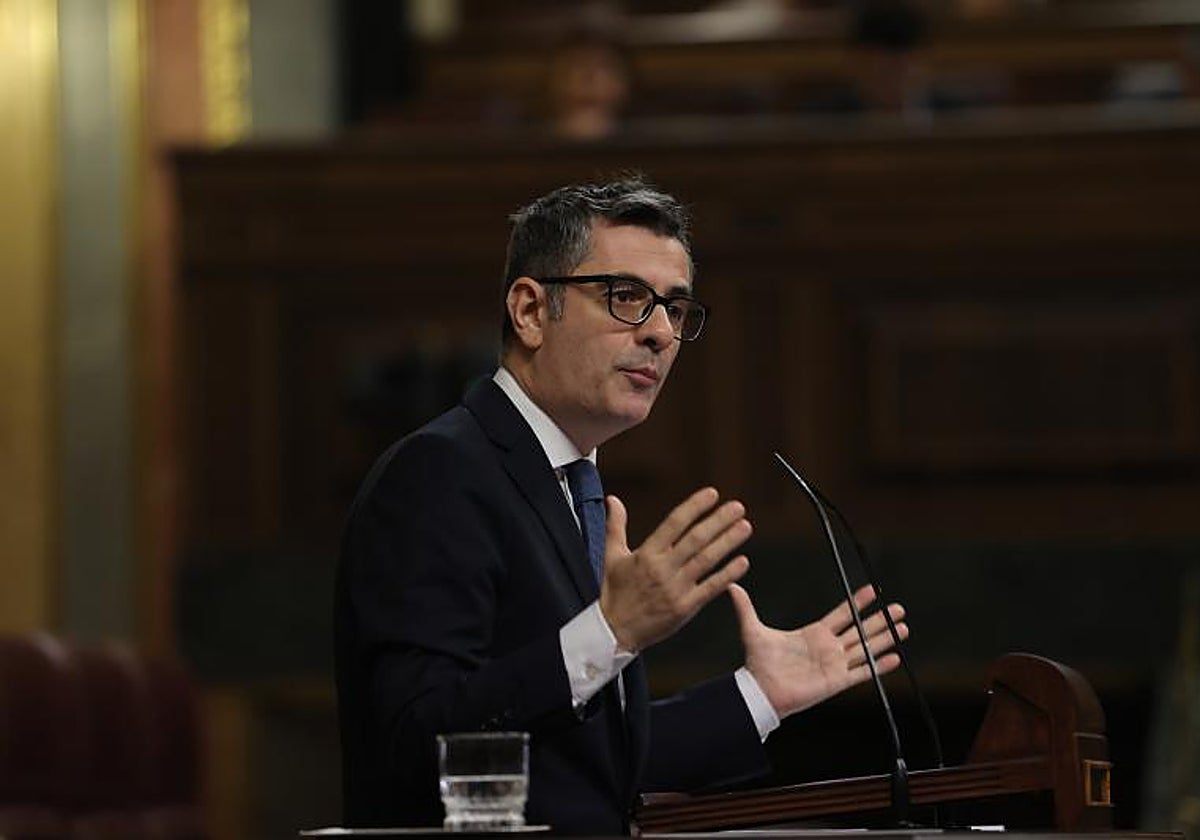 El ministro de Justicia, Félix Bolaños