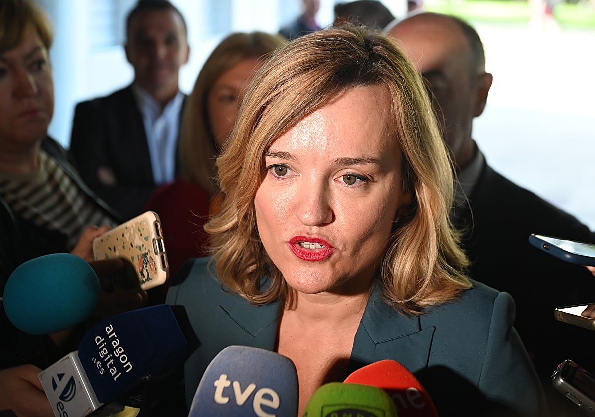 La líder del socialismo aragonés ve la ruptura de la derecha en la región un paripé