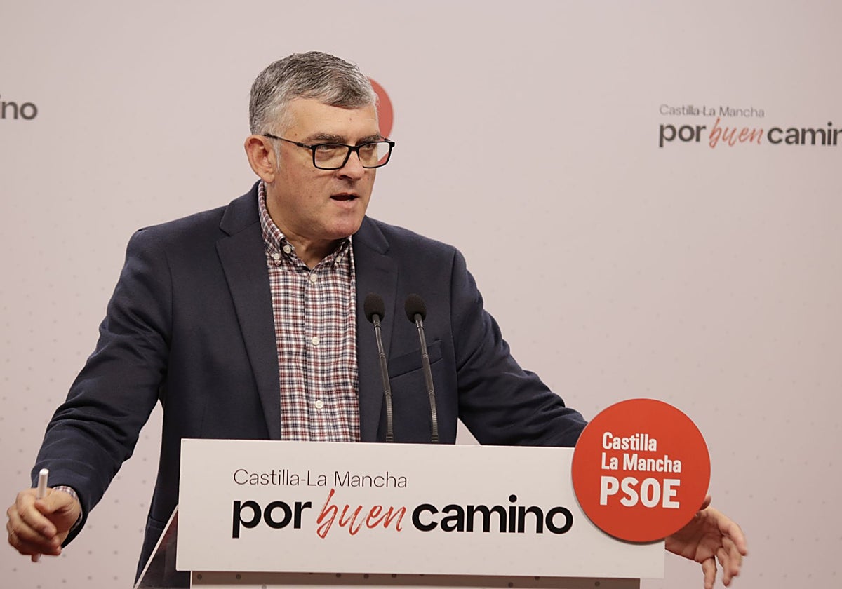 Ángel Tomás Godoy, presidente del grupo socialista en las Cortes de Castilla-La Mancha