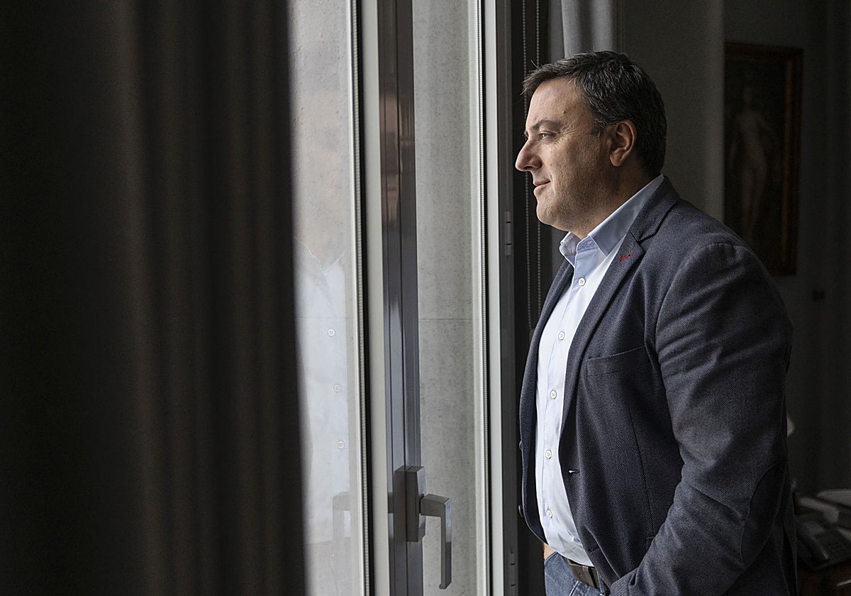 González Formoso, durante la entrevista con ABC