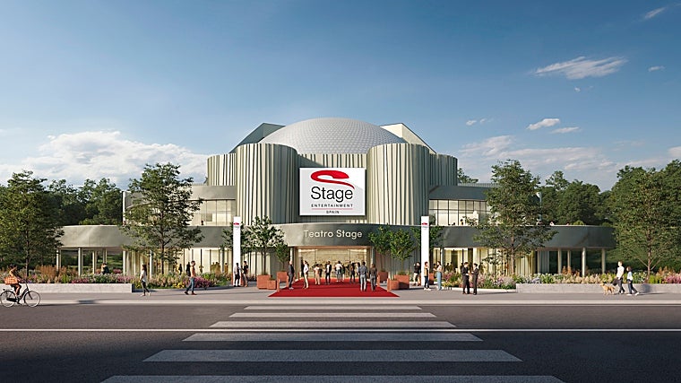 Recreación de cómo quedará el futuro megateatro de Méndez Álvaro