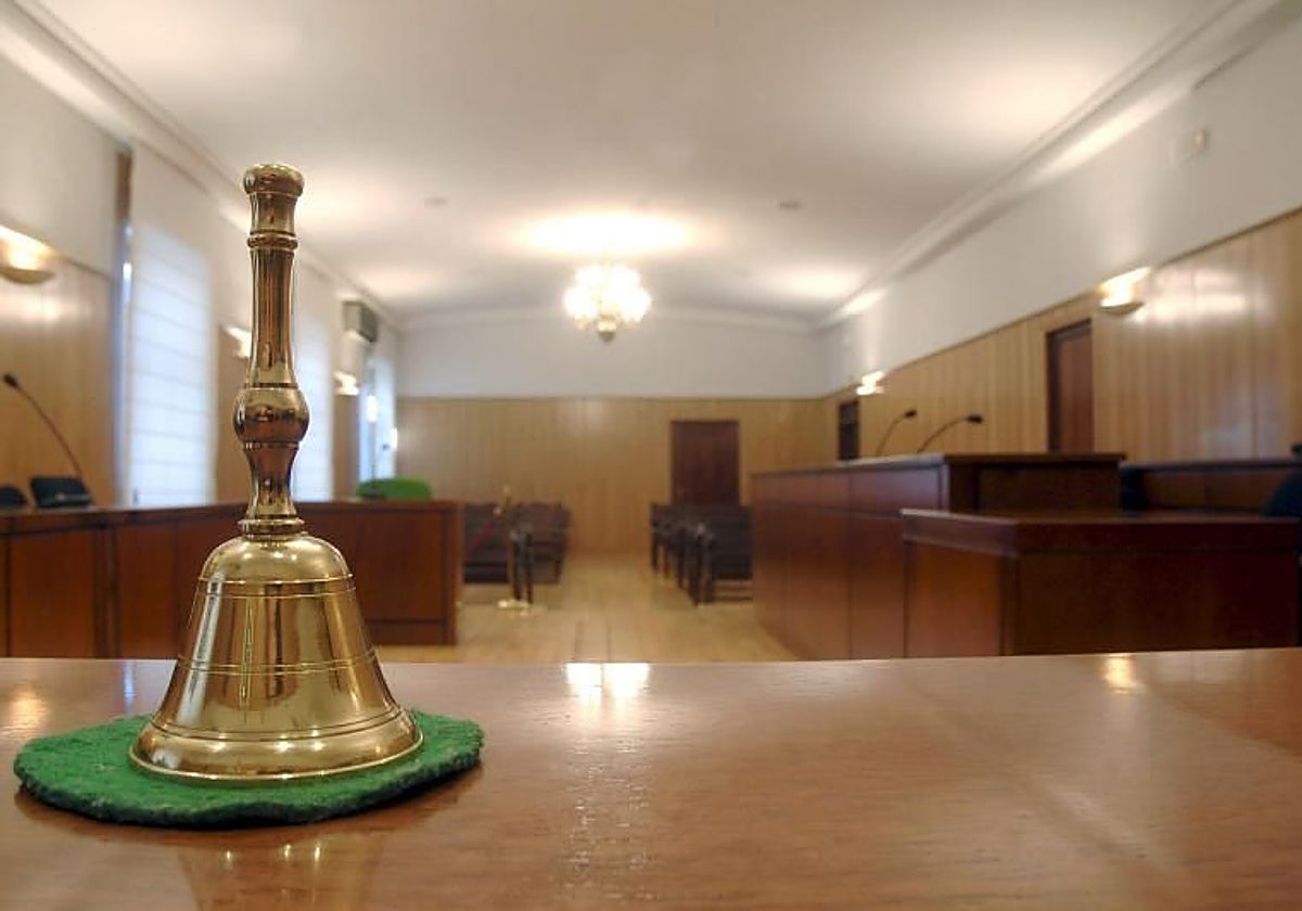 Sala de vistas en un juzgado, en una imagen de archivo