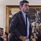 El Gobierno de Mazón no detalla a qué hora llegó el presidente al Palau el día de la dana