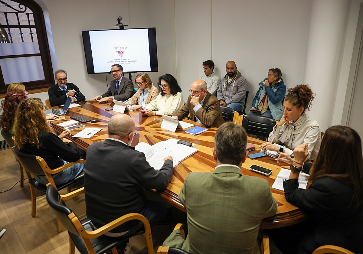 Reunión de la Comisión de Planeamiento del Ayuntamiento de Toledo
