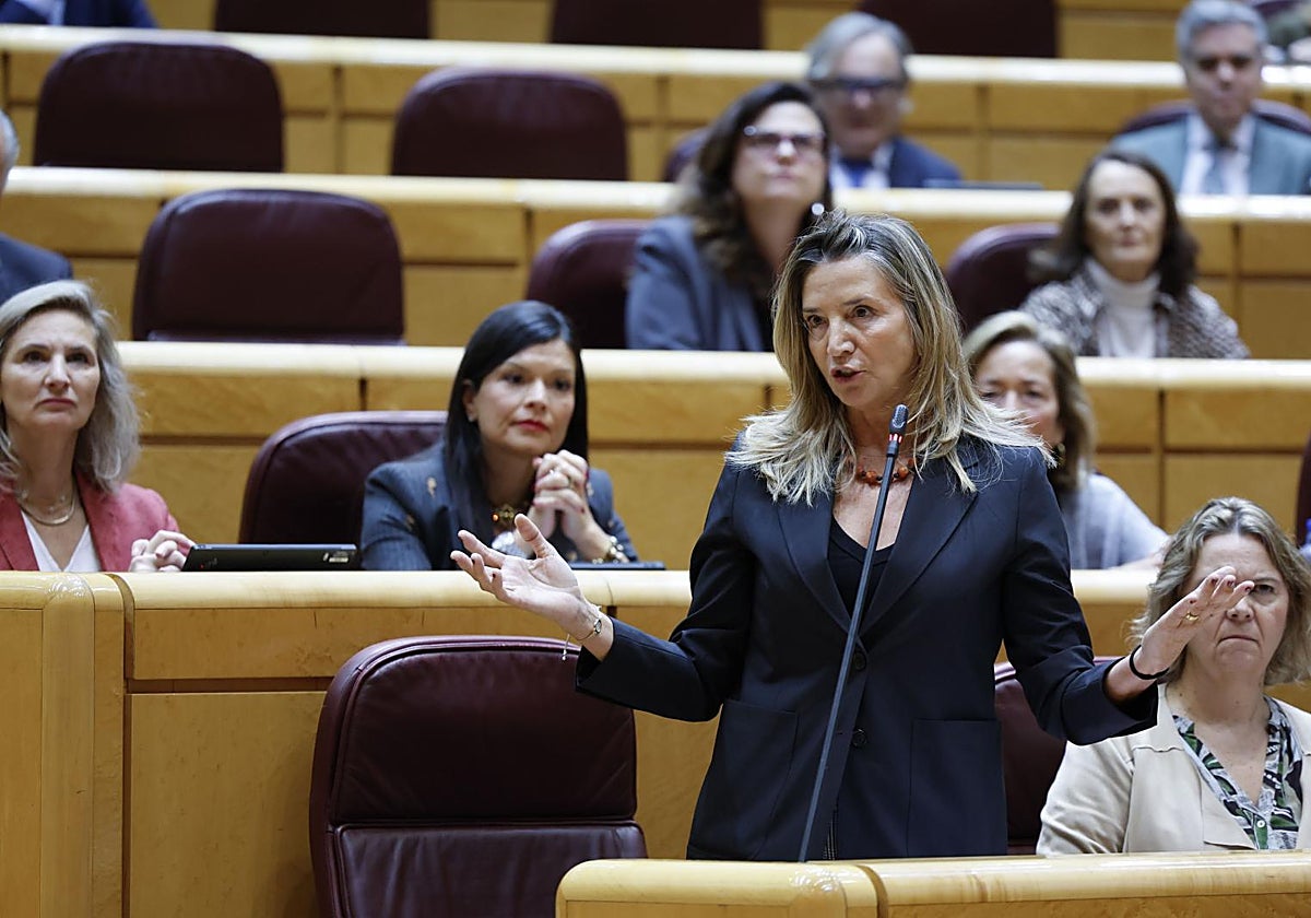 La senadora popular Alicia García