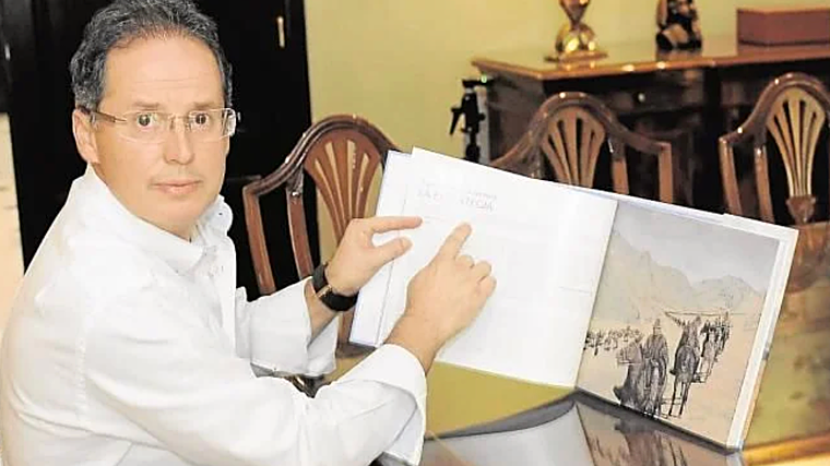 En 2017, Carlos Fernández en su casa de Argentina, donde ha residido los últimos años