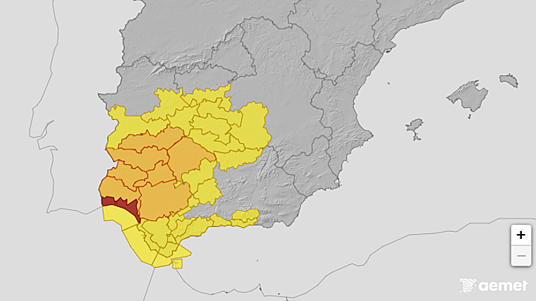 Avisos meteorológicos para este miércoles en Andalucía