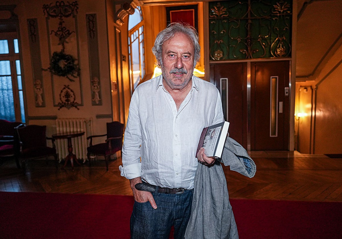 Julio Llamazares, durante la presentación del libro en Valladolid