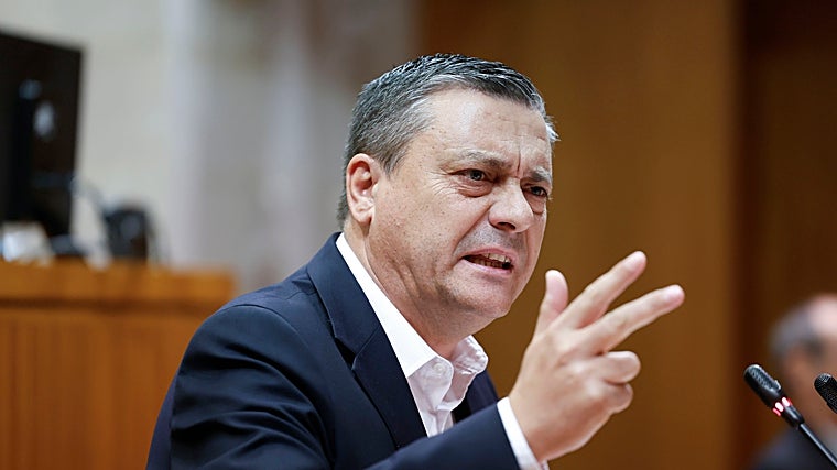 Fernando Sabés, portavoz del Grupo Parlamentario Socialista en las Cortes de Aragón