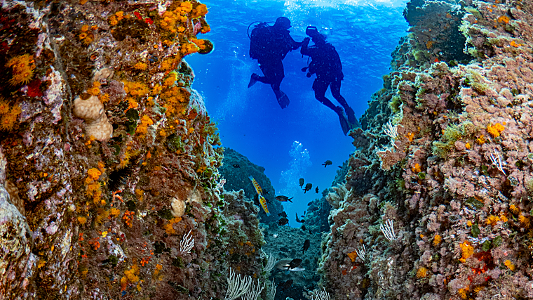 Formaciones rocosas descubiertas en este paraje natural