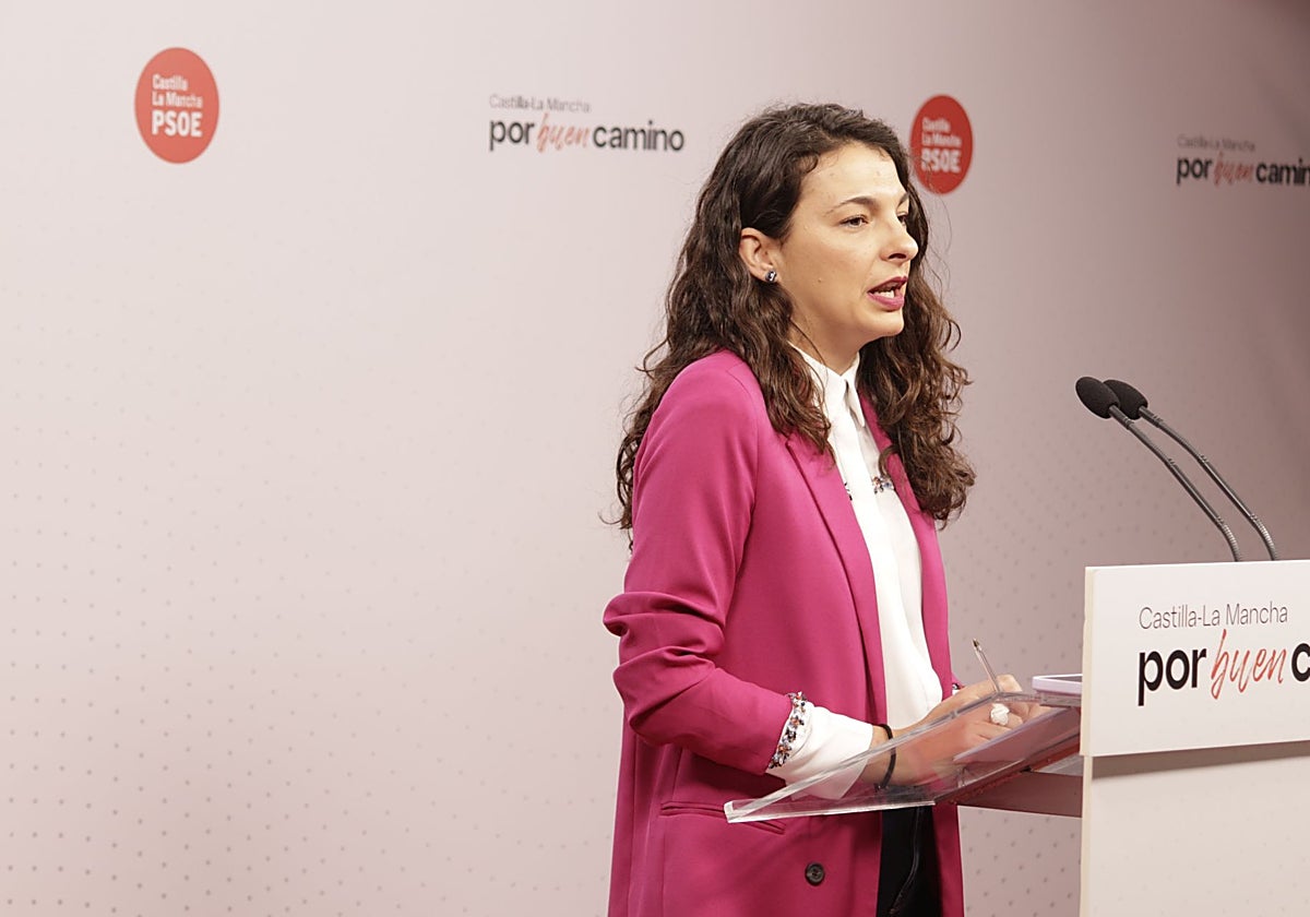 Paloma Jiménez, diputada del grupo socialista en las Cortes regionales