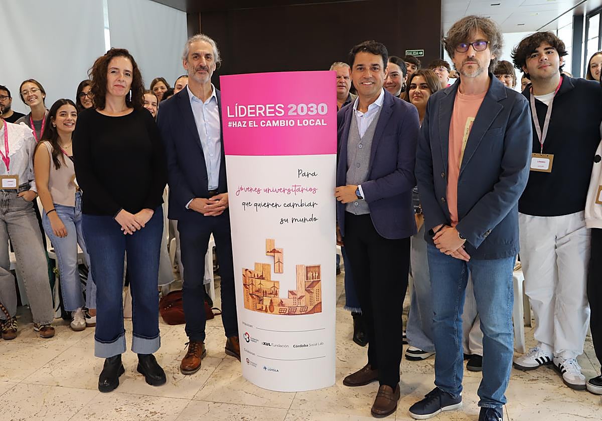 El director de la Fundación Cajasur-Kutxabank, Leopoldo Izquierdo, en la primera joranda de 'Líderes 2030'