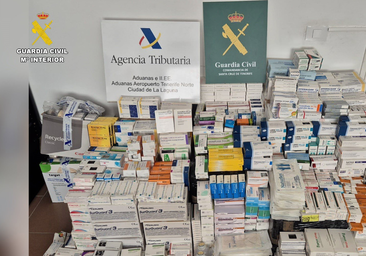 Detenido un pasajero con un alijo de 20.477 dosis de medicamentos en su equipaje