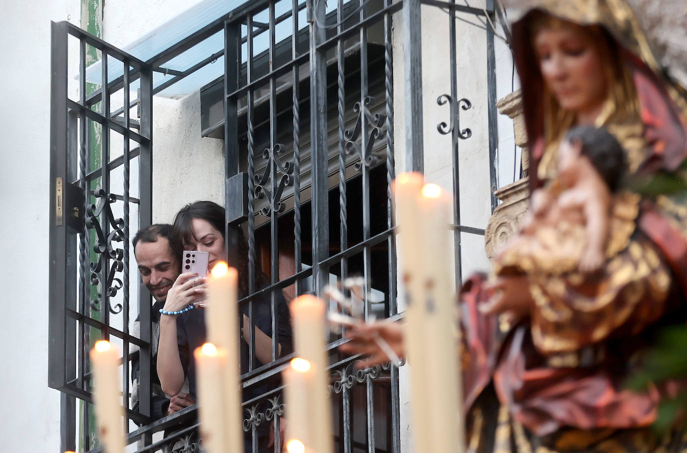 La procesión de la Virgen del Amparo en Córdoba, en imágenes