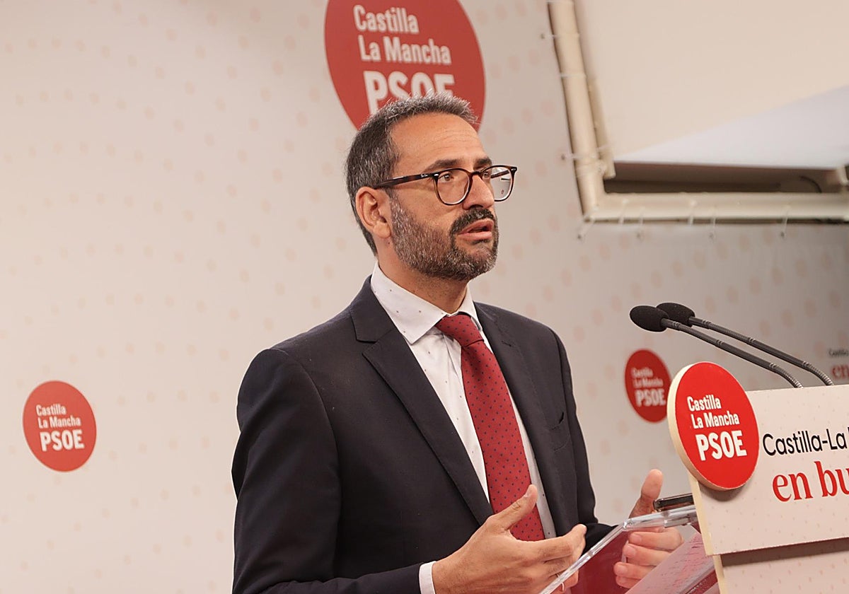 El secretario regional de Organización del PSOE, Sergio Gutiérrez