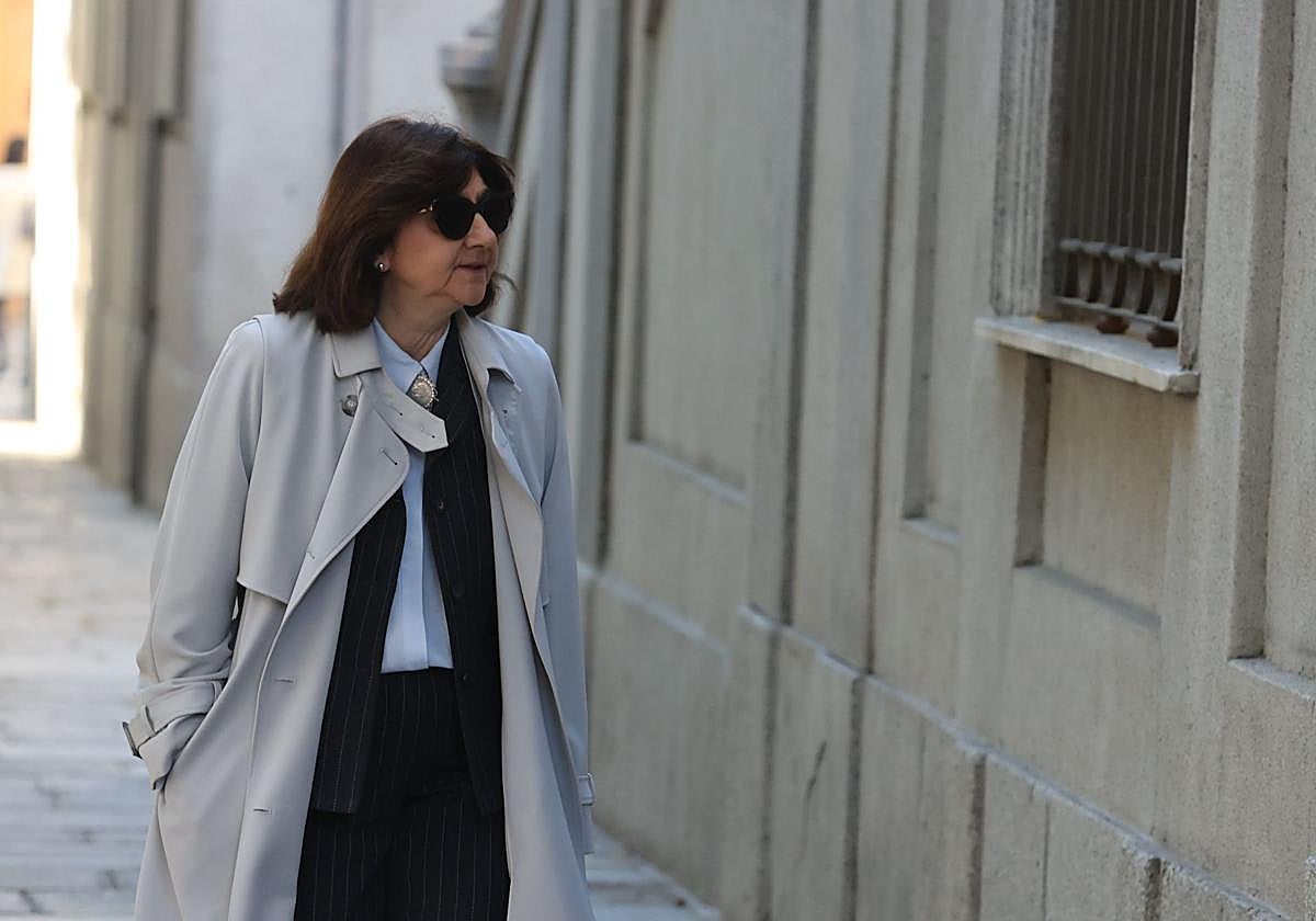 La fiscal Almudena Lastra, a su llegada al Tribunal Supremo