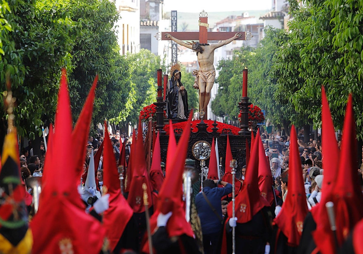 El Señor de la Caridad, en su estación de penitencia