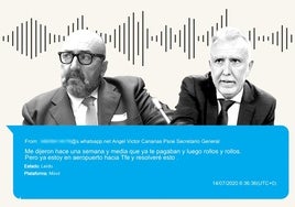 Un audio de Ángel Víctor Torres a Koldo García revela la implicación del ministro en los pagos: «Estoy haciendo todos los esfuerzos»