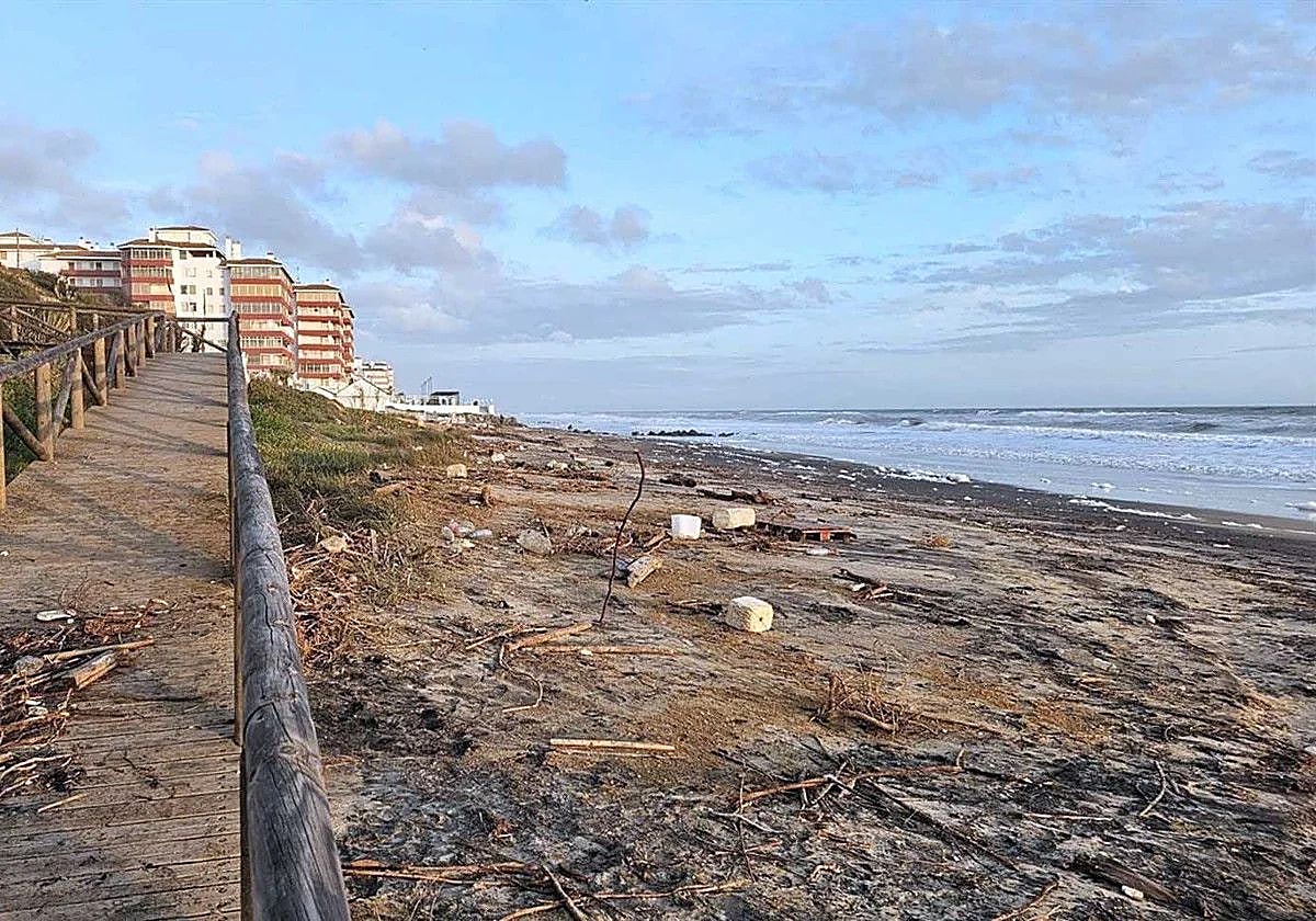 La playa de Matalascañas, este pasado invierno