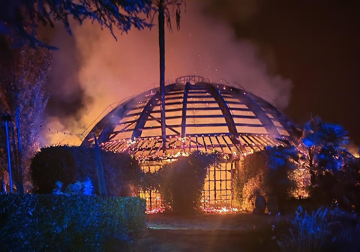 Incendio en el restaurante Mas Marroch