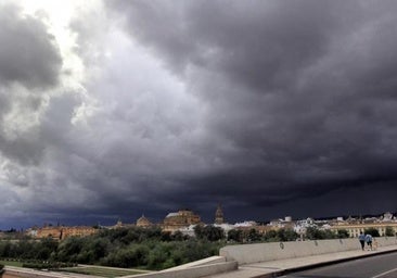 Alerta amarilla por lluvias y tormentas este miércoles en Córdoba: la Aemet avisa de que «no se descartan tornados»