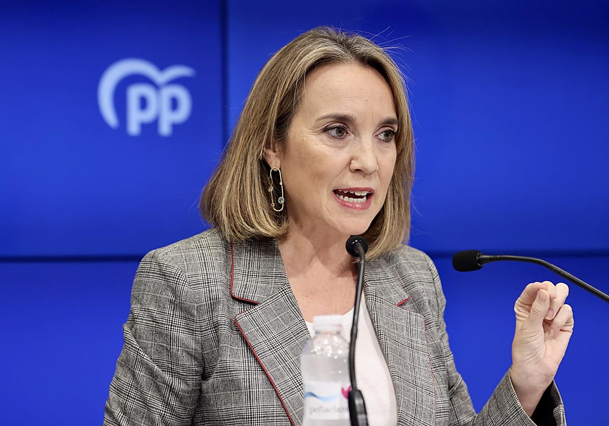 Cuca Gamarra, en una comparecencia reciente