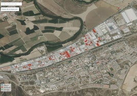 El Polígono industrial es una de las zonas con más puntos rojos