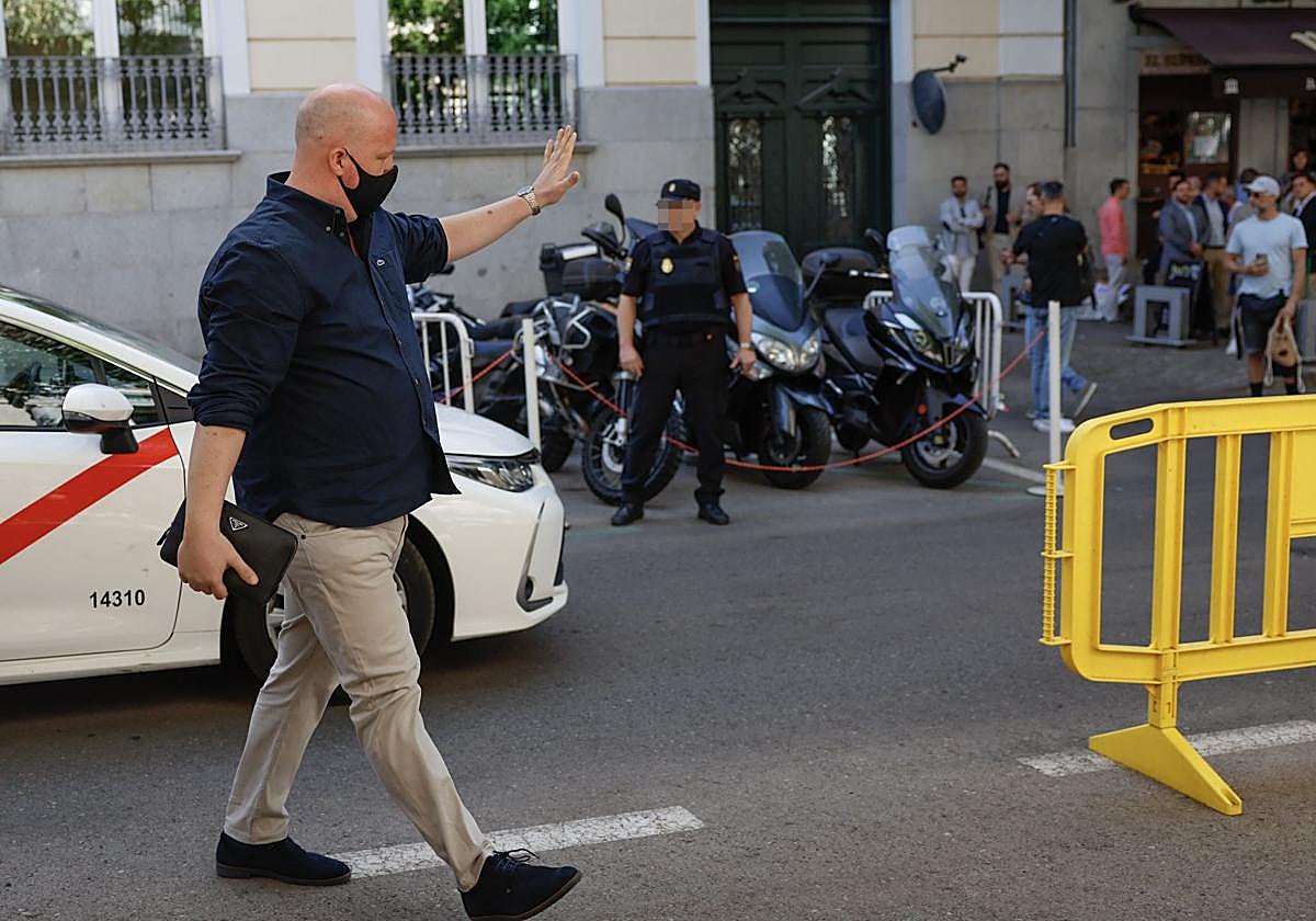 El empresario Álvaro Romillo, llega al Tribunal Supremo, el pasado julio