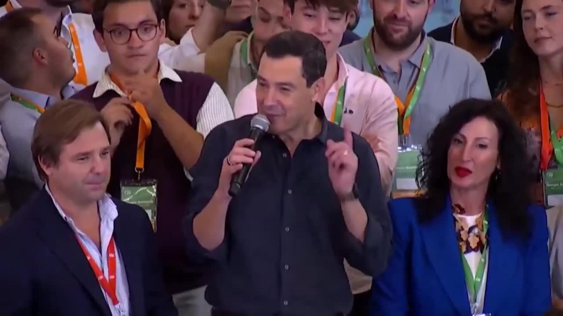 Moreno repite al frente del PP-A con 99,9% de apoyo: &quot;Me dejaré la piel por la mayoría&quot;