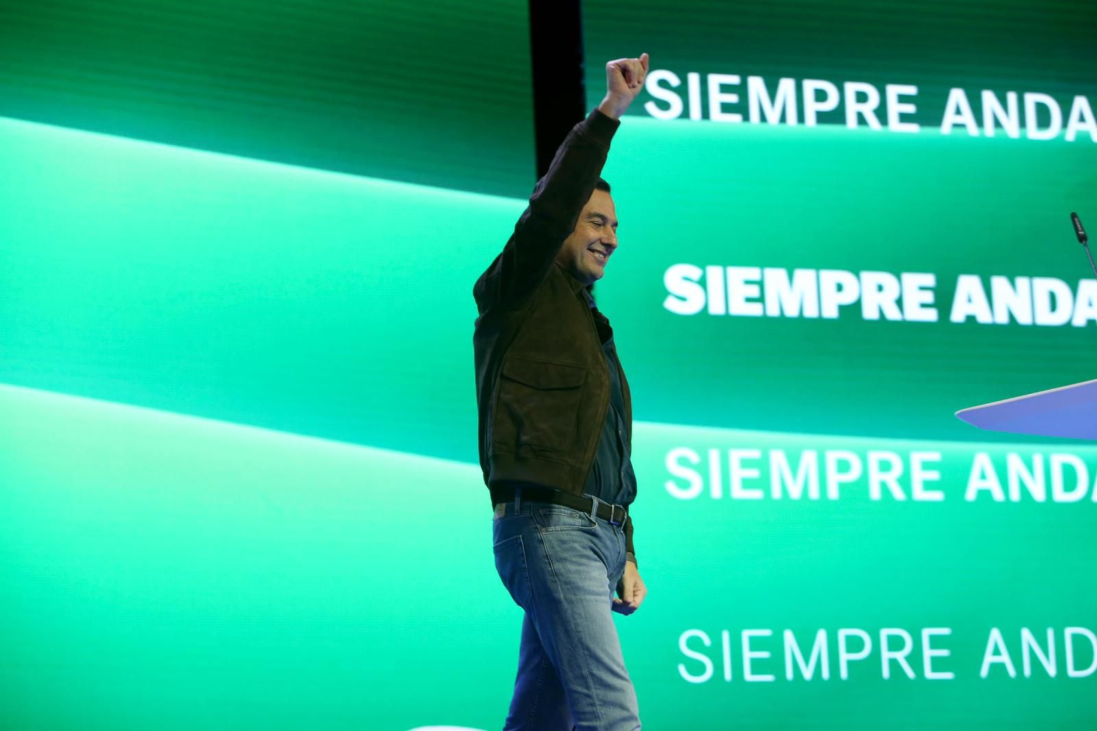 Congreso autonómico del PP de Andalucía: Juanma Moreno, reelegido presidente del PP-A con el 99,95% de los votos