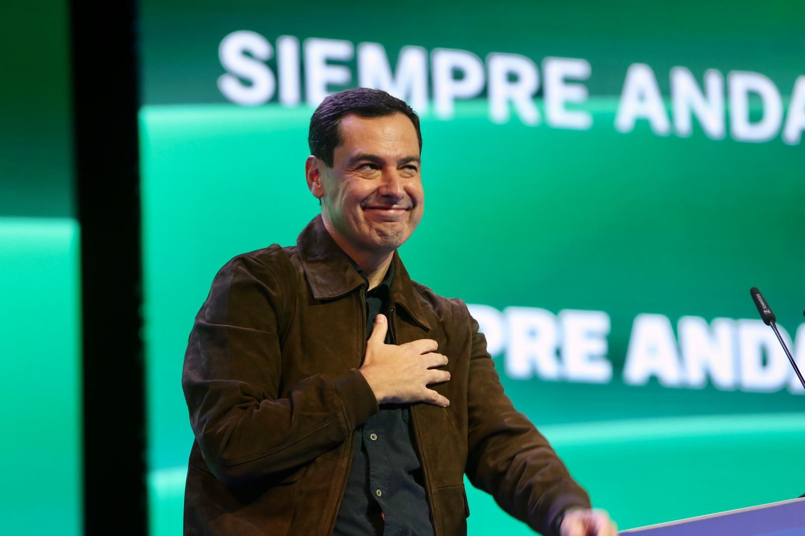 Congreso autonómico del PP de Andalucía: Juanma Moreno, reelegido presidente del PP-A con el 99,95% de los votos