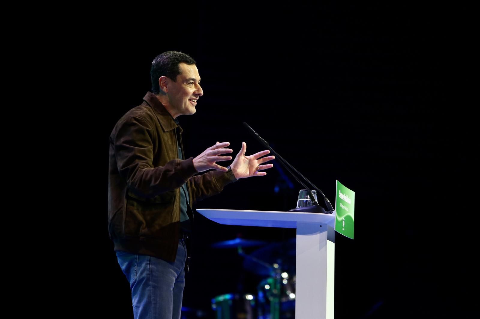 Congreso autonómico del PP de Andalucía: Juanma Moreno, reelegido presidente del PP-A con el 99,95% de los votos