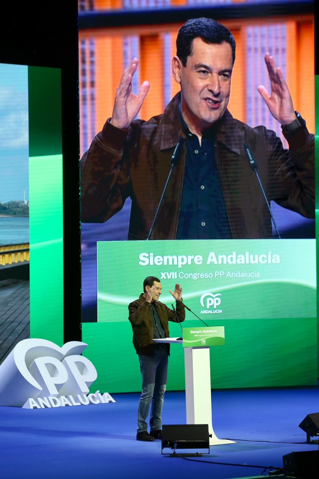 Congreso autonómico del PP de Andalucía: Juanma Moreno, reelegido presidente del PP-A con el 99,95% de los votos