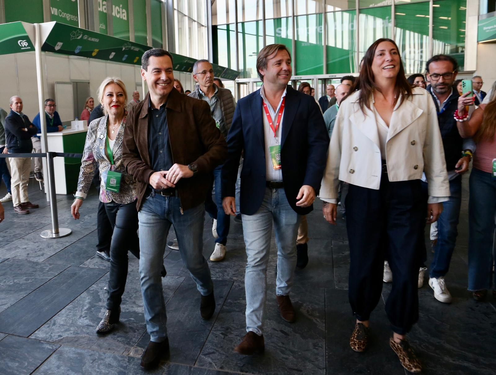 Congreso autonómico del PP de Andalucía: Juanma Moreno, reelegido presidente del PP-A con el 99,95% de los votos