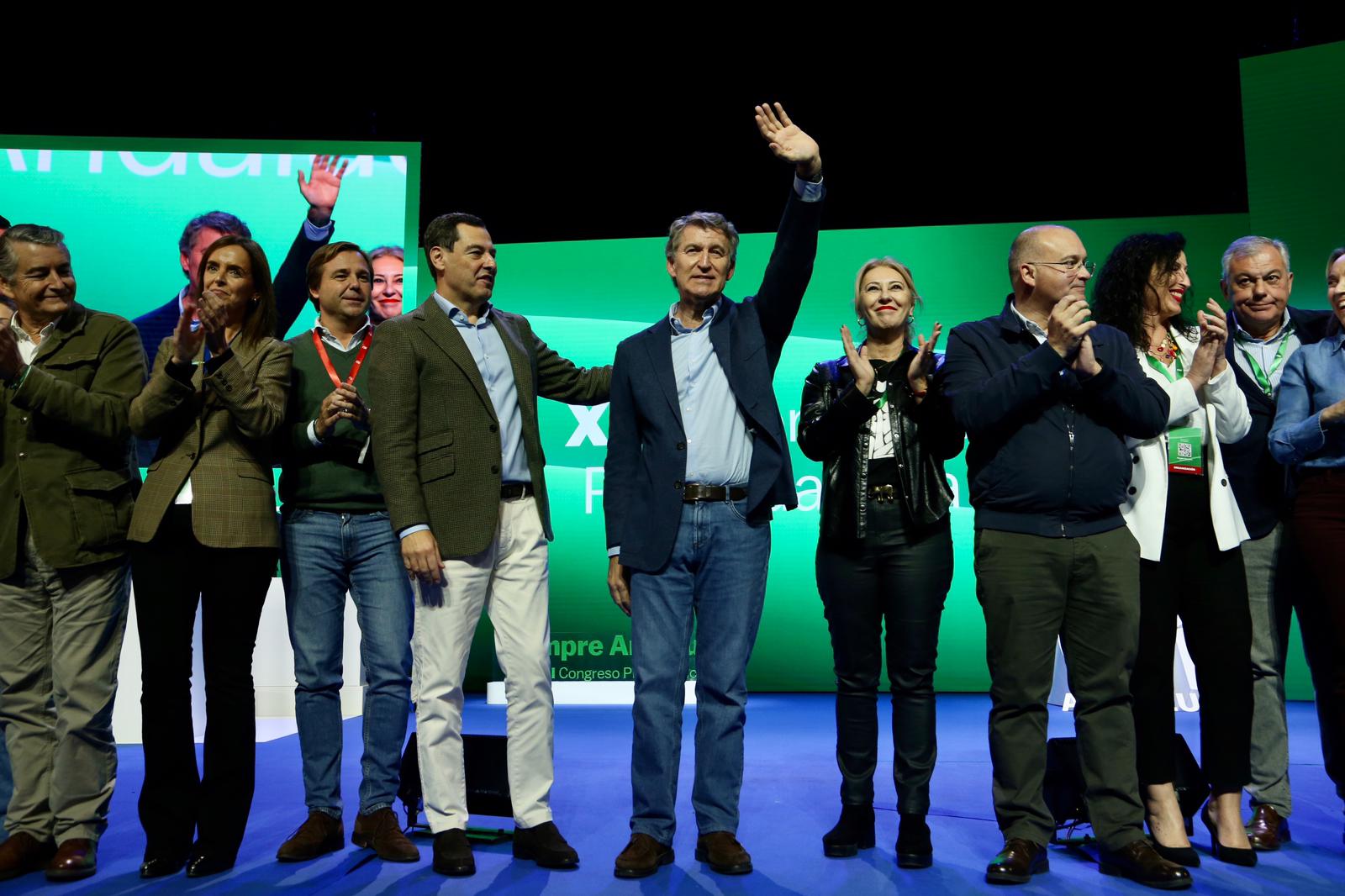 Clausura del XVII congreso del PP andaluz este domingo en Fibes