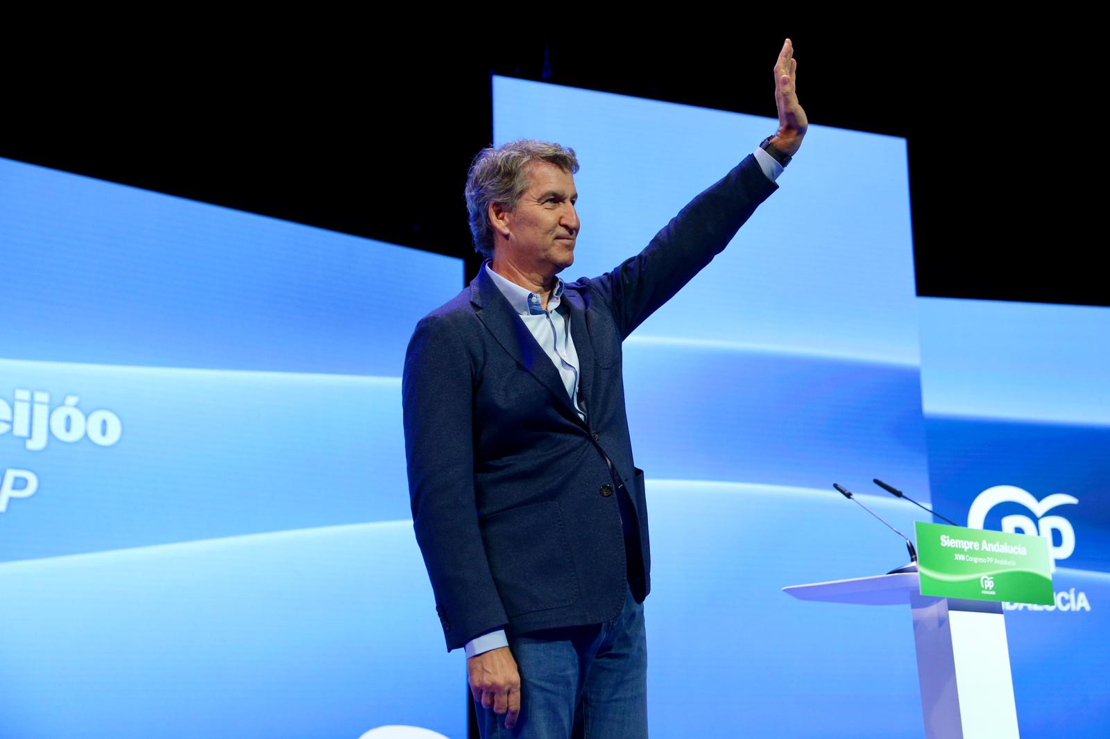 Clausura del XVII congreso del PP andaluz este domingo en Fibes