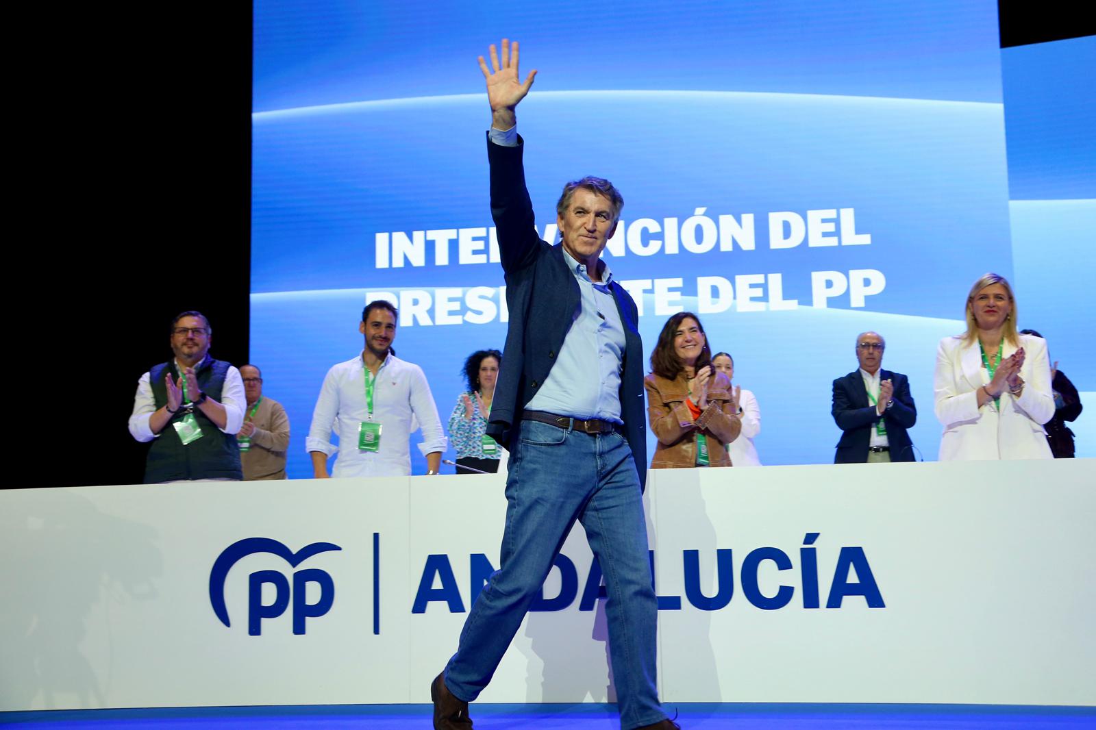 Clausura del XVII congreso del PP andaluz este domingo en Fibes