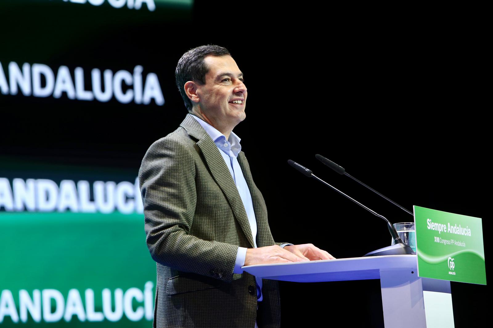 Clausura del XVII congreso del PP andaluz este domingo en Fibes