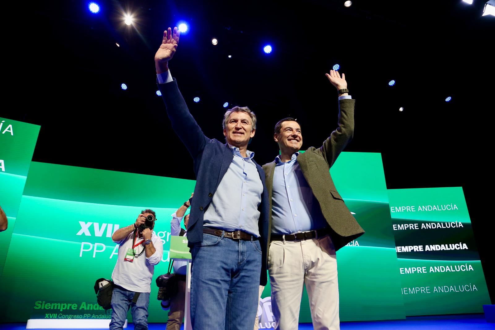 Clausura del XVII congreso del PP andaluz este domingo en Fibes