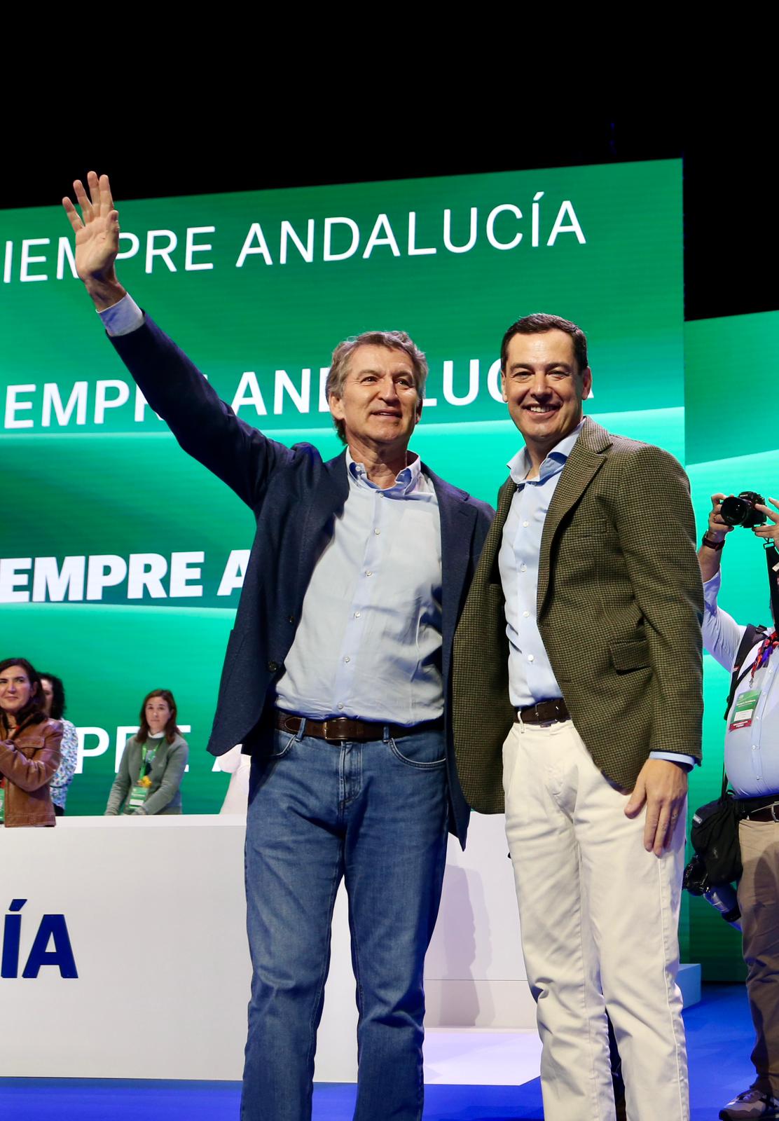 Clausura del XVII congreso del PP andaluz este domingo en Fibes