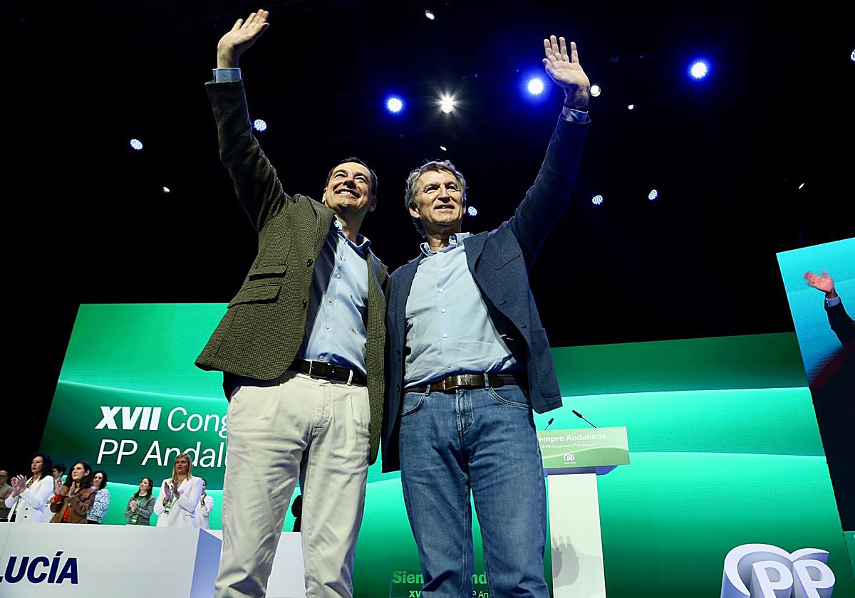 Clausura del XVII congreso del PP andaluz este domingo en Fibes