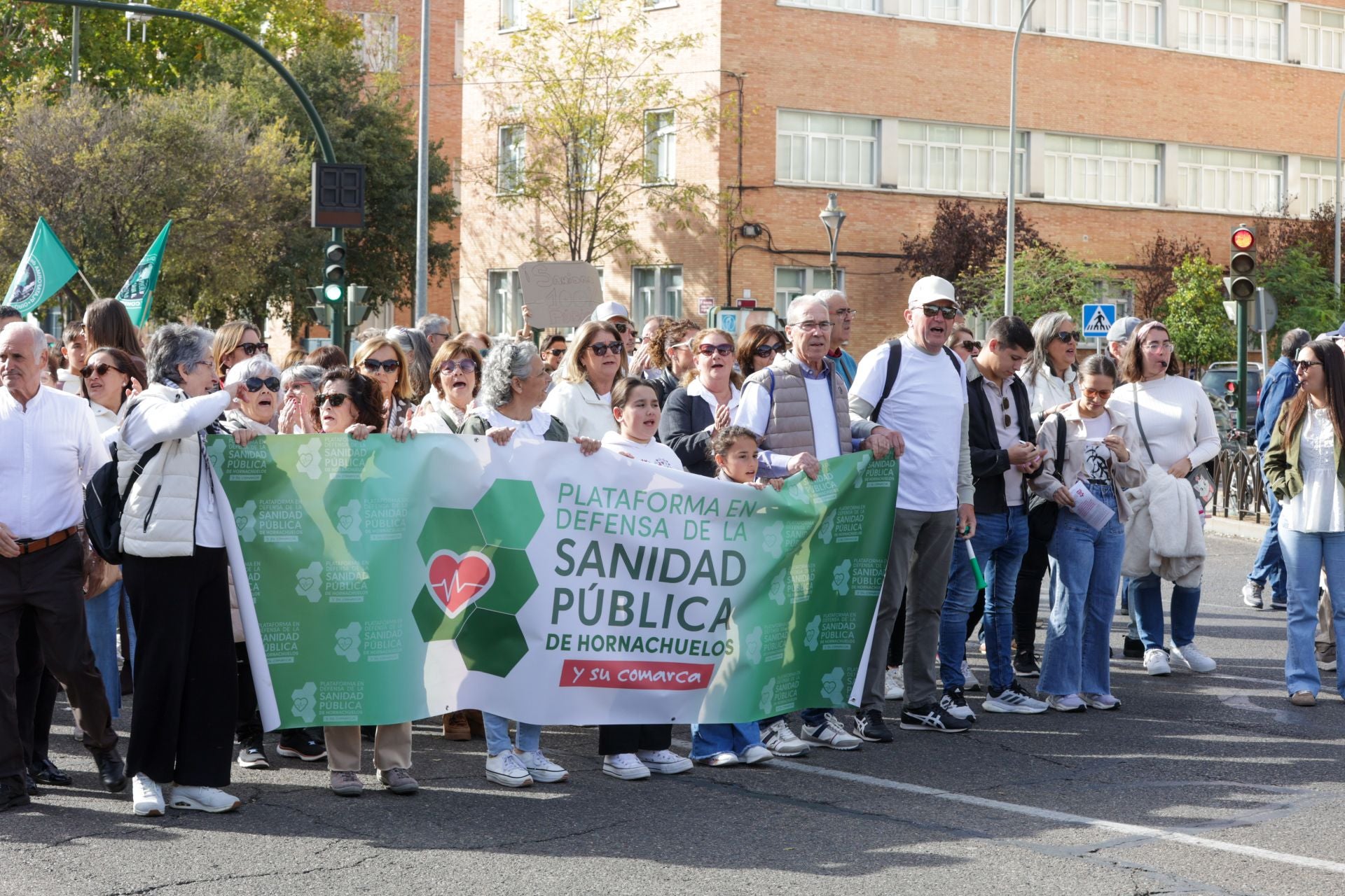La manifestación por la sanidad pública en Córdoba, en imágenes
