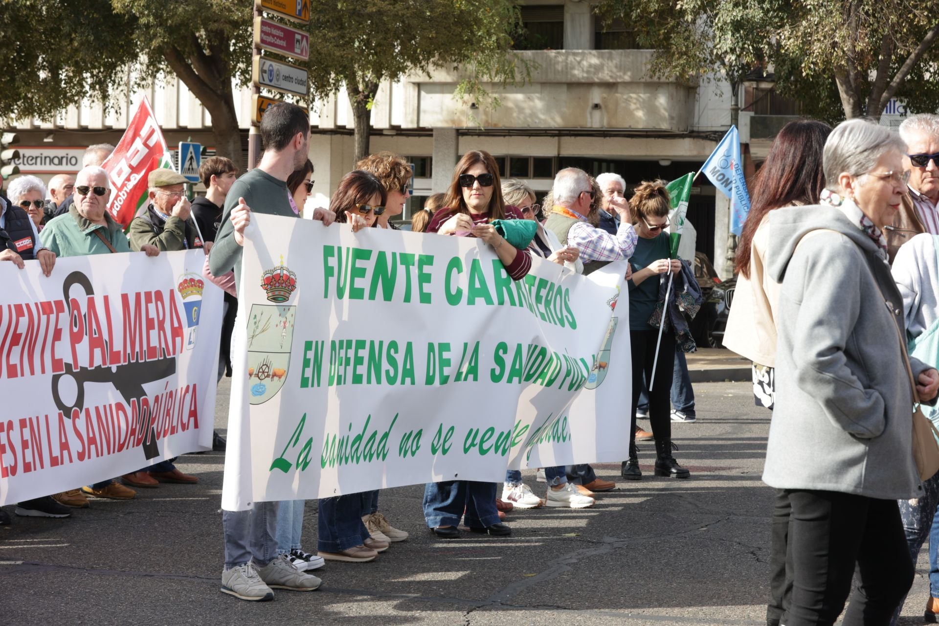 La manifestación por la sanidad pública en Córdoba, en imágenes
